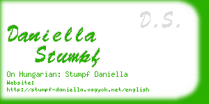 daniella stumpf business card